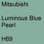 Preview: Mitsubishi, Luminous Blue Pearl, H69.